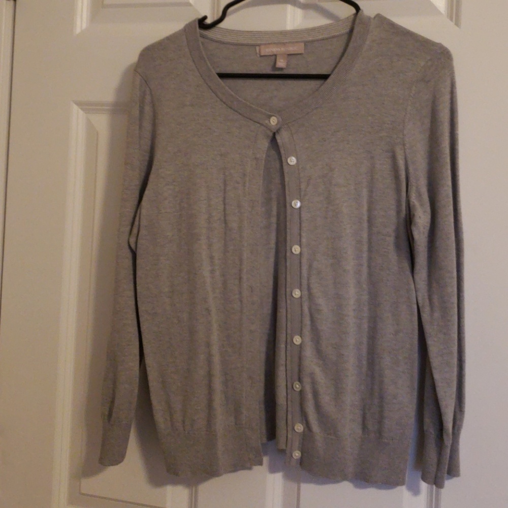 Banana Republic gray cardigan